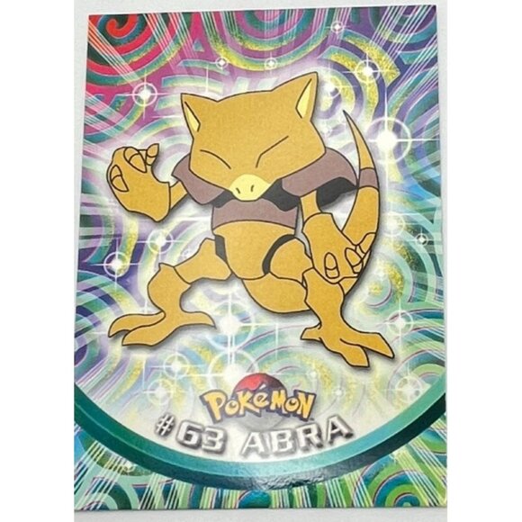Abra Pokemon Card Topps #63 TV Animation Edition Series Black Logo - Picture 5 of 5
